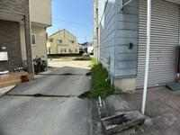 隣地との境界です。