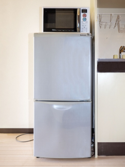 冷蔵庫、電子レンジ