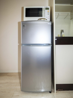 冷蔵庫、電子レンジ