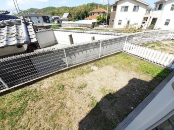 お庭の付いた物件です