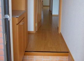 毎日通る玄関はこちらです