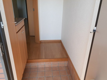 きれいな玄関です