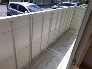 広々としたバルコニーです