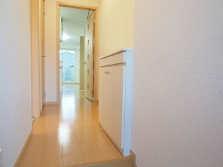 落ち着いた玄関です