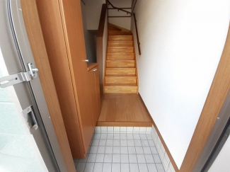 ゆったりとした玄関です