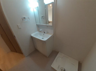 広い洗面スペース