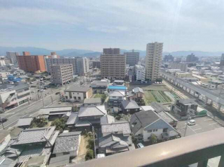 バルコニーからの眺望です！