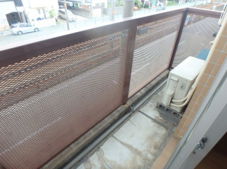 陽当たり良好なバルコニーです