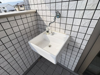 バルコニーにはスロップシンクがあります