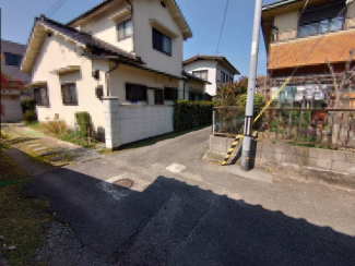 この角から先が幅員は２．５ｍになります