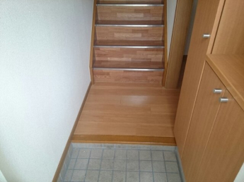 ゆったりとした玄関です