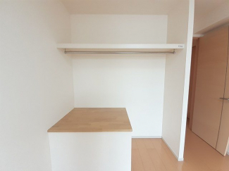 ちょっとした収納スペースも充実しています