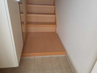 シンプルで使いやすい玄関です