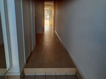 落ち着いた玄関です