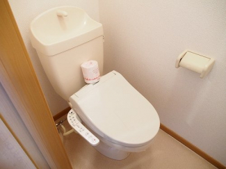 清潔感のあるトイレです