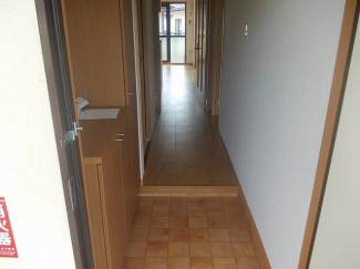 落ち着いた玄関です