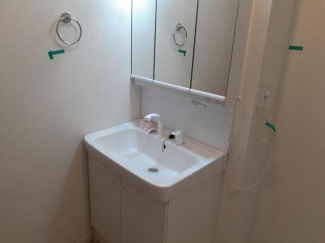 忙しい朝には欠かせない洗面所です