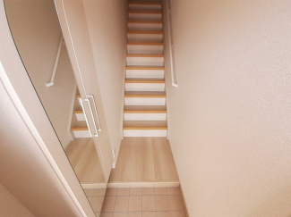 落ち着いた玄関です