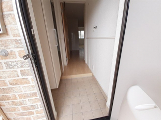 シンプルで使いやすい玄関です