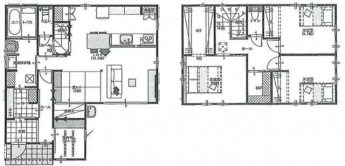 ３ＬＤＫ：ＬＤＫ１５．３　畳コーナー　物干しルーム　洋６．０