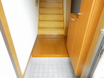 シンプルで使いやすい玄関です