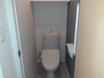 ゆったりとした空間のトイレです