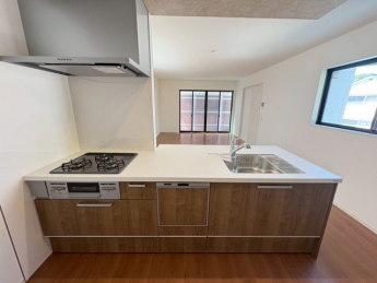 コンパクトなキッチンで掃除もラクラク