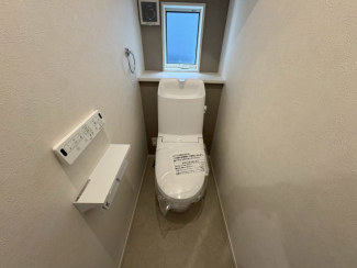 ゆったりとした空間のトイレです