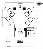 百番館ハイツ駐車場の画像