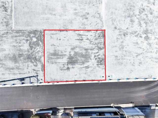 区画を上空より撮影