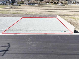 区画を東側より撮影