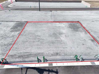 区画を東側より撮影