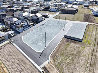 分譲地を北西より撮影