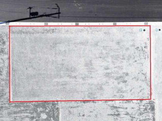 区画を上空より撮影