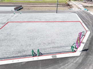 区画を東側より撮影