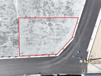 区画を上空より撮影