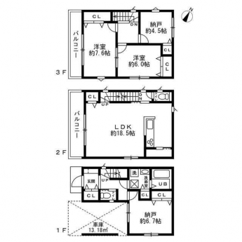 神戸市東灘区深江南町３丁目の新築一戸建ての画像