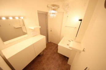 ホテルのような洗面脱衣室