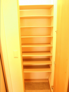 大きなスペースがあり、収納には困りません