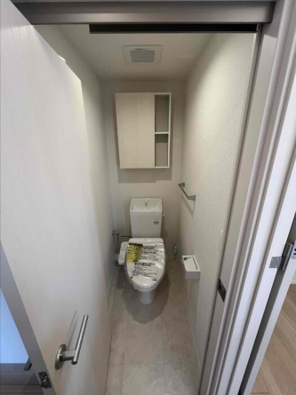 ゆったりとした空間のトイレです