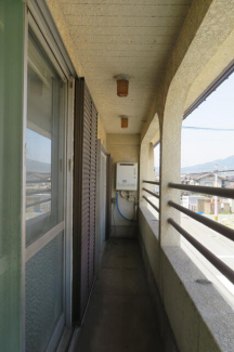 北側バルコニー　西方向に撮影