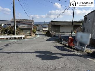 前面道路です。