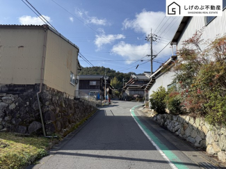 前面道路です。