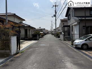 前面道路です。