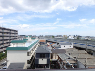 バルコニーからの景色です