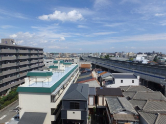 バルコニーからの景色です