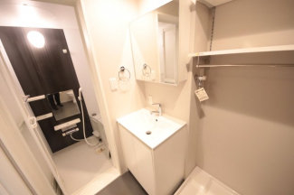 コンパクトで使いやすい洗面所