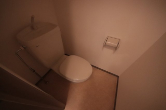 ゆったりとした空間のトイレです