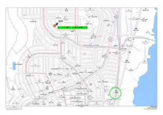 小野駅からの案内図