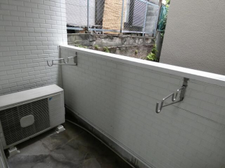 洗濯機置場＆物干しスペースあり